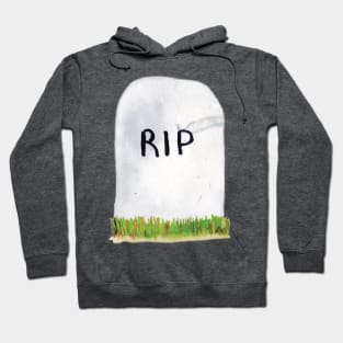 Watercolor Gravestone Hoodie